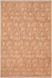 Bohemian Ziegler Scarlet Brown/Tan Wool Rug - 6'0'' x 8'7''