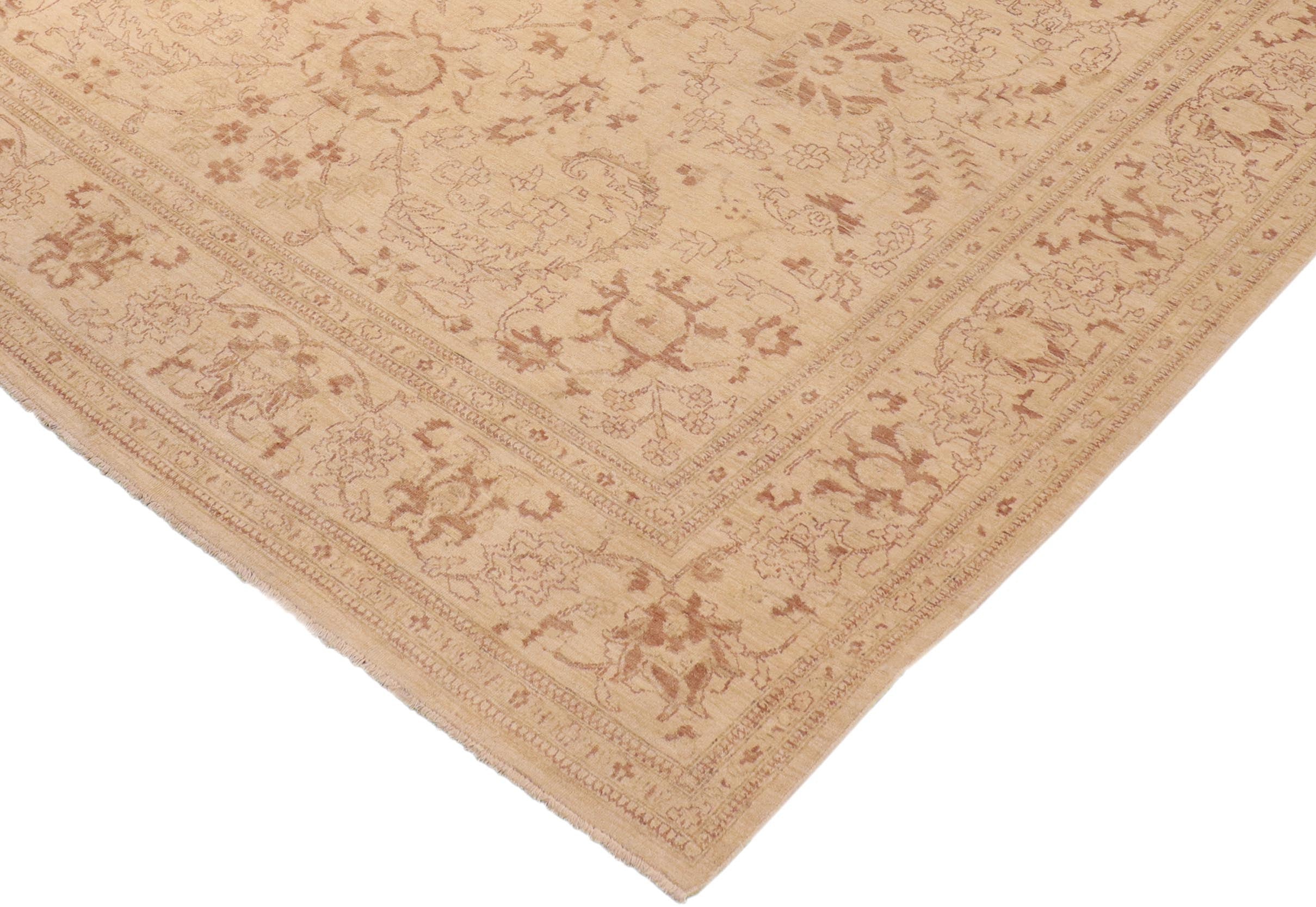 handmade Traditional Kafkaz Beige Brown Hand Knotted RECTANGLE 100% WOOL area rug 10x13