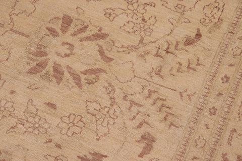 handmade Traditional Kafkaz Beige Brown Hand Knotted RECTANGLE 100% WOOL area rug 10x13