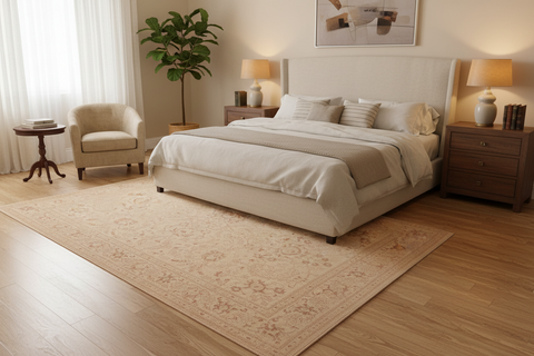 handmade Traditional Kafkaz Beige Brown Hand Knotted RECTANGLE 100% WOOL area rug 10x13