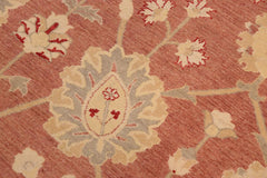 handmade Traditional Kafkaz Brown Tan Hand Knotted RECTANGLE 100% WOOL area rug 10X14