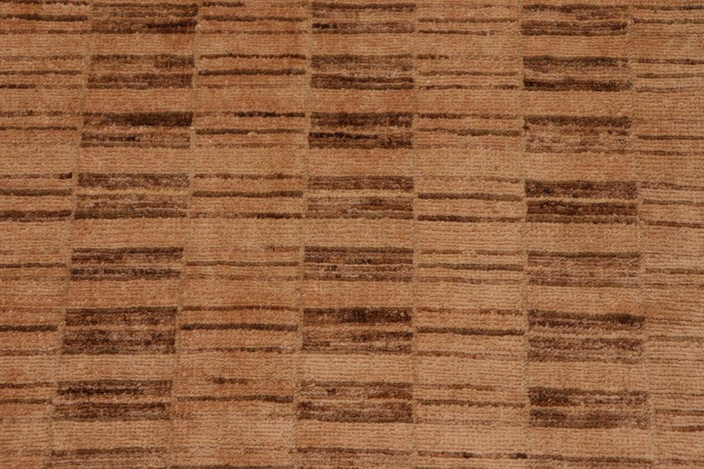 handmade Modern Kafkaz Lt. Brown Green Hand Knotted RECTANGLE 100% WOOL area rug 10 X14 