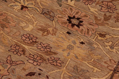 handmade Traditional Kafkaz Gray Tan Hand Knotted RECTANGLE 100% WOOL area rug 10X14