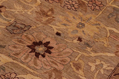 handmade Traditional Kafkaz Gray Tan Hand Knotted RECTANGLE 100% WOOL area rug 10X14