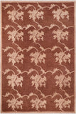 handmade Transitional Kafkaz Brown Tan Hand Knotted RECTANGLE 100% WOOL area rug 6 x 9