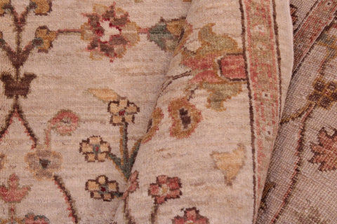 handmade Traditional Kafkaz Beige Lt.orange Hand Knotted RECTANGLE 100% WOOL area rug 6x9