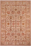 handmade Traditional Kafkaz Beige Lt.orange Hand Knotted RECTANGLE 100% WOOL area rug 6 x 9