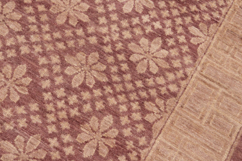 handmade Modern Kafkaz Red Brown Hand Knotted RECTANGLE 100% WOOL area rug 6' x 9'