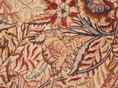 handmade Traditional Nagi Beige Gold Hand Knotted RECTANGLE 100% WOOL area rug 6x9