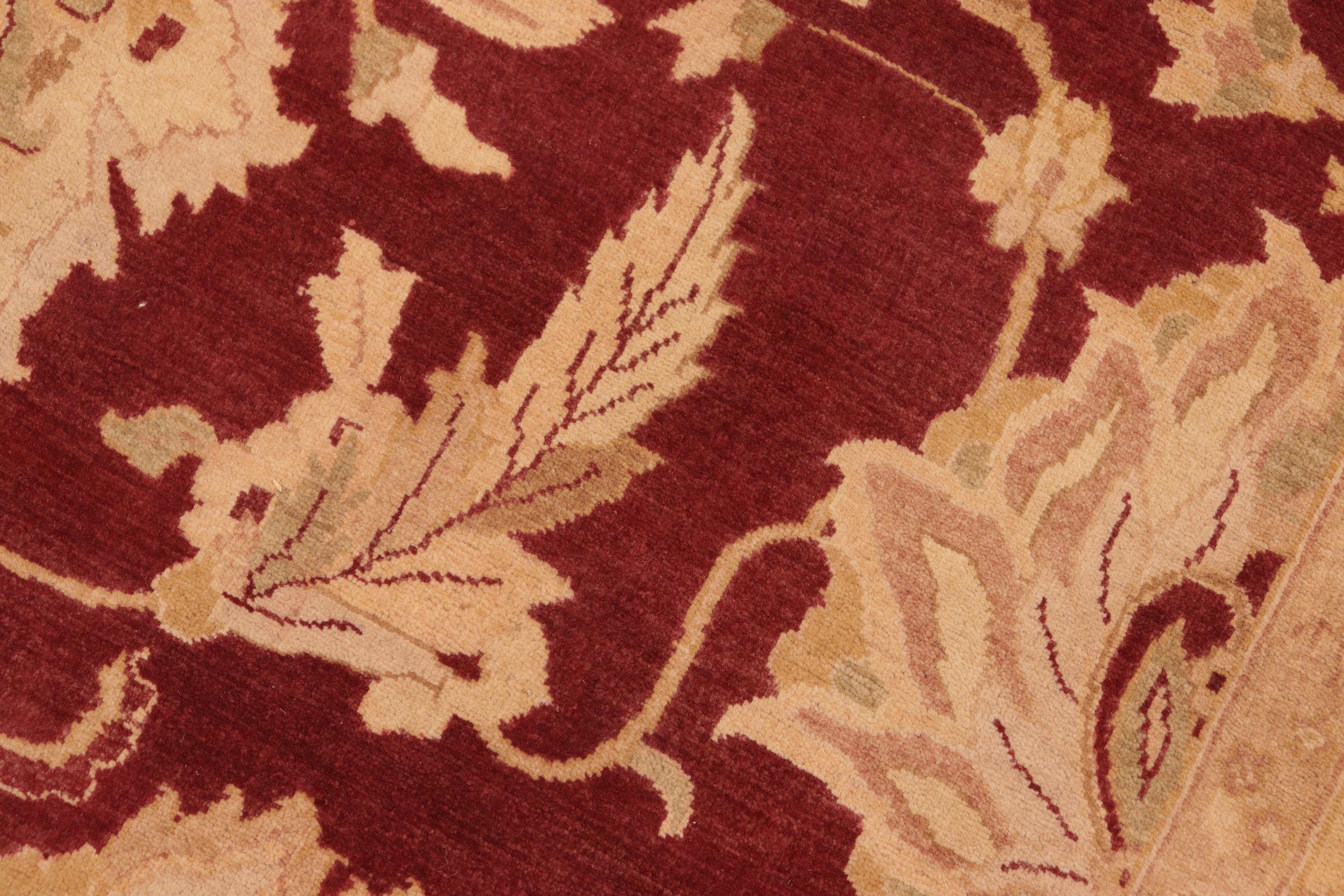 handmade Traditional Kafkaz Red Gold Hand Knotted RECTANGLE 100% WOOL area rug 6' x 9'