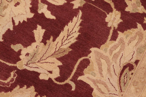 handmade Traditional Kafkaz Red Gold Hand Knotted RECTANGLE 100% WOOL area rug 6'X9'