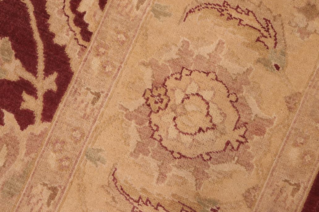 handmade Traditional Kafkaz Red Gold Hand Knotted RECTANGLE 100% WOOL area rug 6'X9'