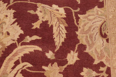 handmade Traditional Kafkaz Red Gold Hand Knotted RECTANGLE 100% WOOL area rug 6'X9'