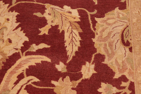 handmade Traditional Kafkaz Red Gold Hand Knotted RECTANGLE 100% WOOL area rug 6' x 9'