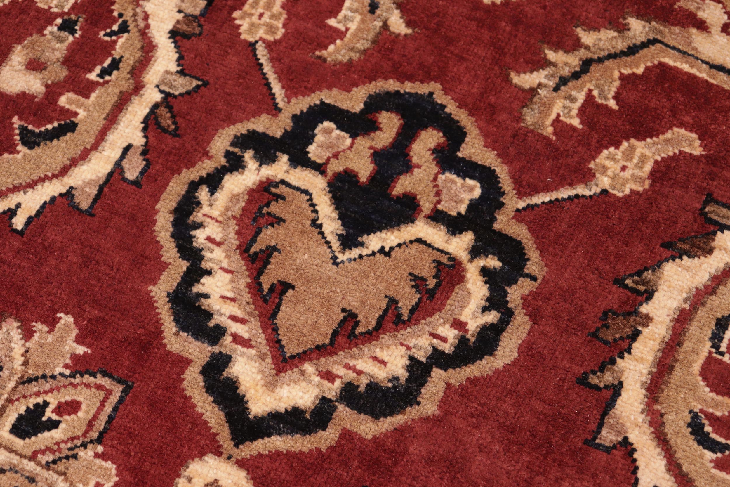 handmade Traditional Kafkaz Red Blue Hand Knotted RECTANGLE 100% WOOL area rug 6x9