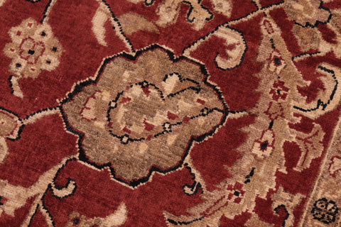 handmade Traditional Kafkaz Red Blue Hand Knotted RECTANGLE 100% WOOL area rug 6x9