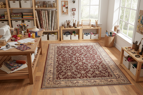 Turkish Knotted Istanbul Charise Copper/Tan Wool Rug - 6'0''X9'0''