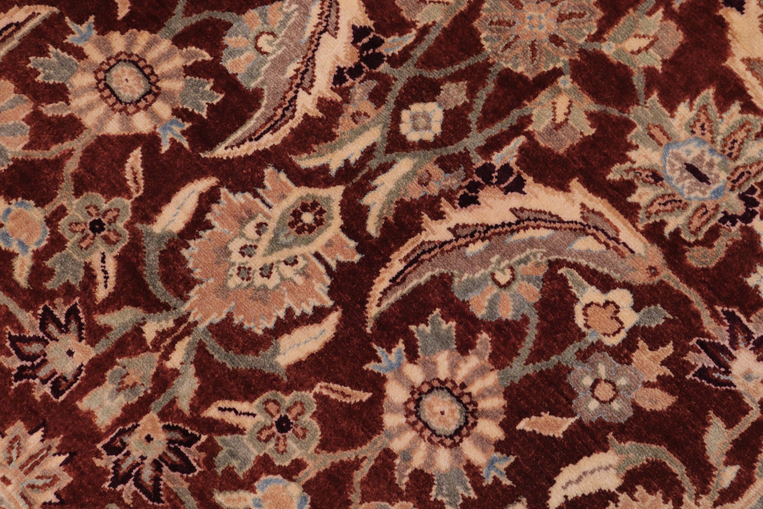 handmade Transitional Kafkaz Copper Tan Hand Knotted RECTANGLE 100% WOOL area rug 6' x 9'