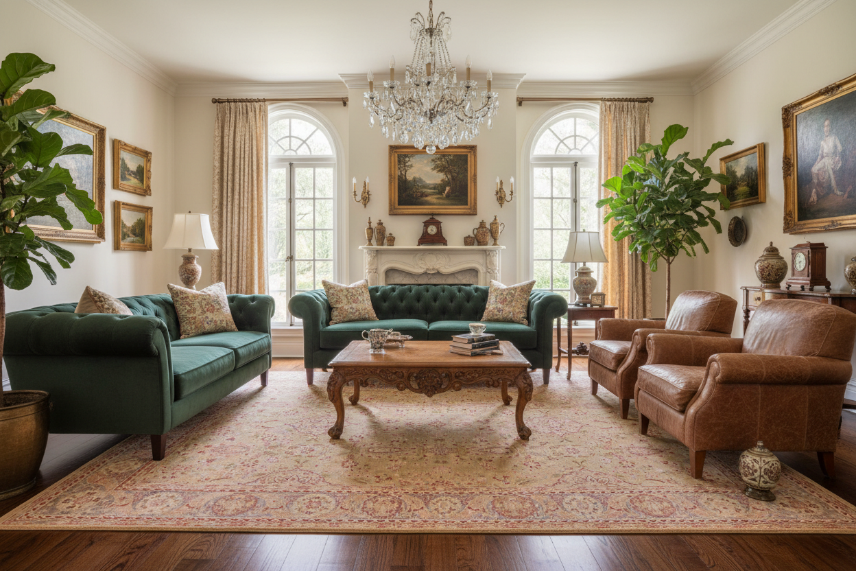 handmade Transitional Sultanabad Lt. Green Gray Hand Knotted RECTANGLE 100% WOOL area rug 6 x 9