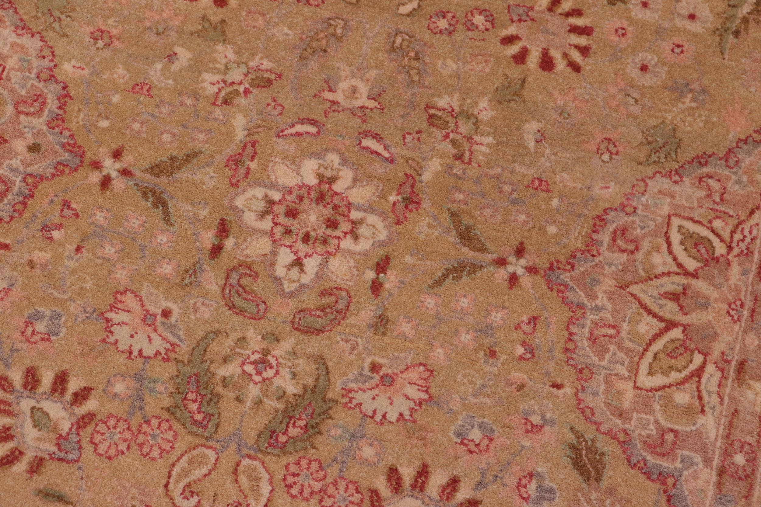 handmade Transitional Sultanabad Lt. Green Gray Hand Knotted RECTANGLE 100% WOOL area rug 6 x 9