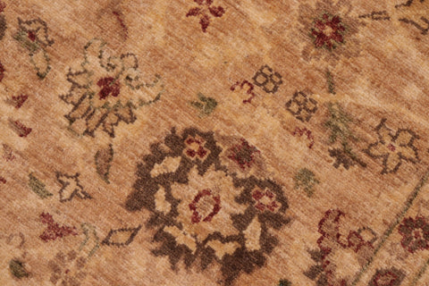 handmade Traditional Kafkaz Tan Beige Hand Knotted RECTANGLE 100% WOOL area rug 6x9