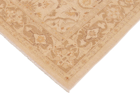 handmade Traditional Kafkaz Beige Brown Hand Knotted RECTANGLE 100% WOOL area rug 6x9