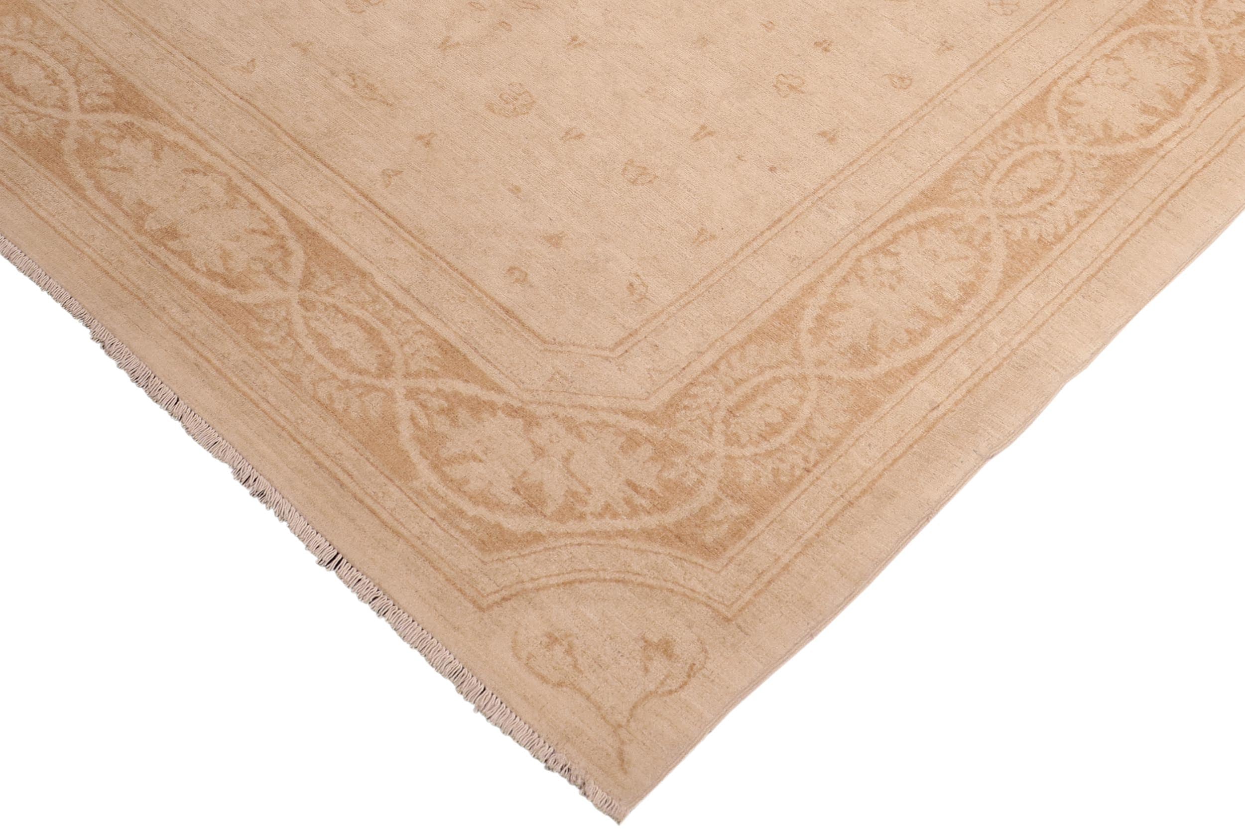 handmade Traditional Kafkaz Tan Rust Hand Knotted RECTANGLE 100% WOOL area rug 6x9