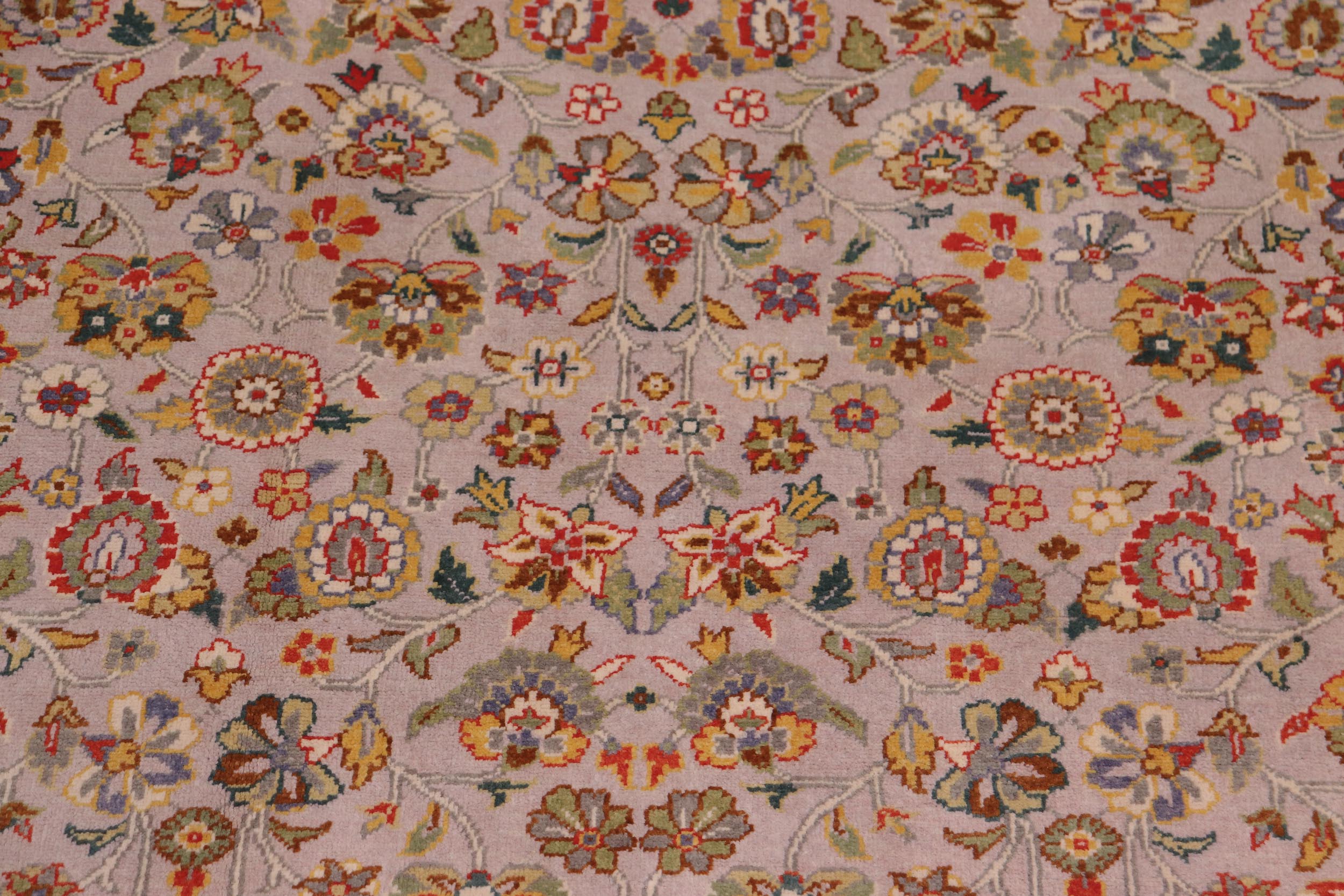 handmade Transitional  Gray Lt. Green Hand Knotted RECTANGLE 100% WOOL area rug 6' x 9'