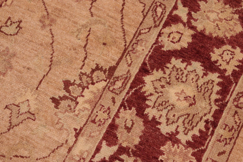 handmade Traditional Kafkaz Brown Red Hand Knotted RECTANGLE 100% WOOL area rug 6x9