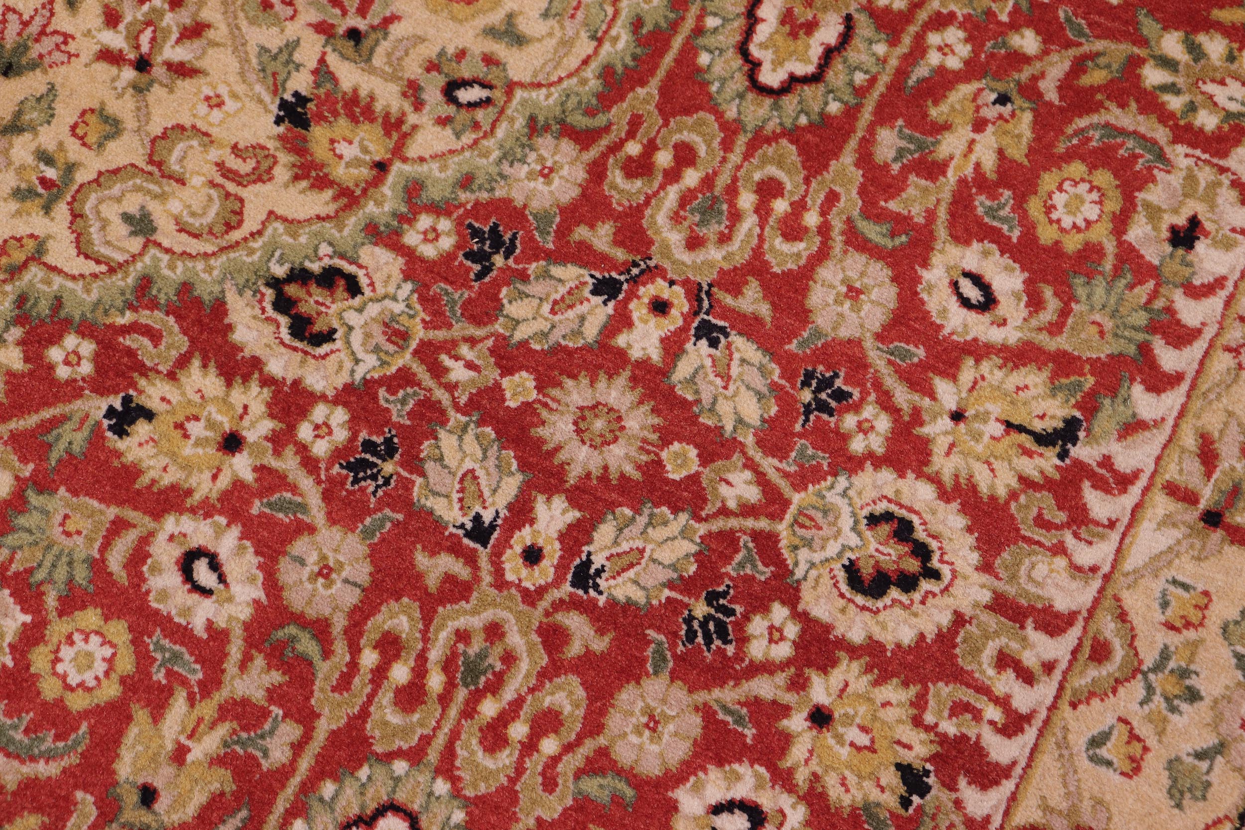 handmade Traditional Design Rust Rust Hand Knotted RECTANGLE 100% WOOL area rug 6' x 9'