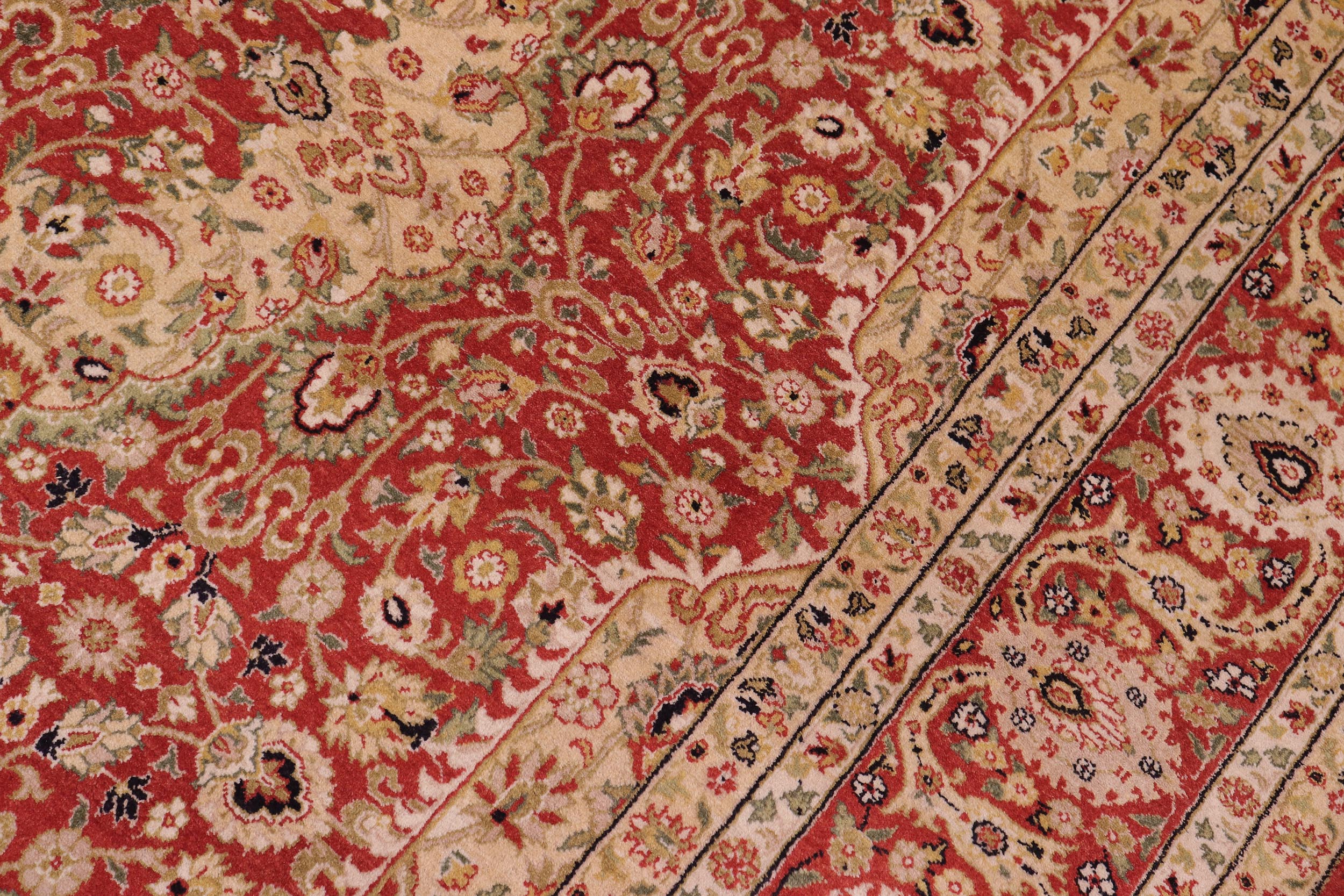 handmade Traditional Design Rust Rust Hand Knotted RECTANGLE 100% WOOL area rug 6' x 9'