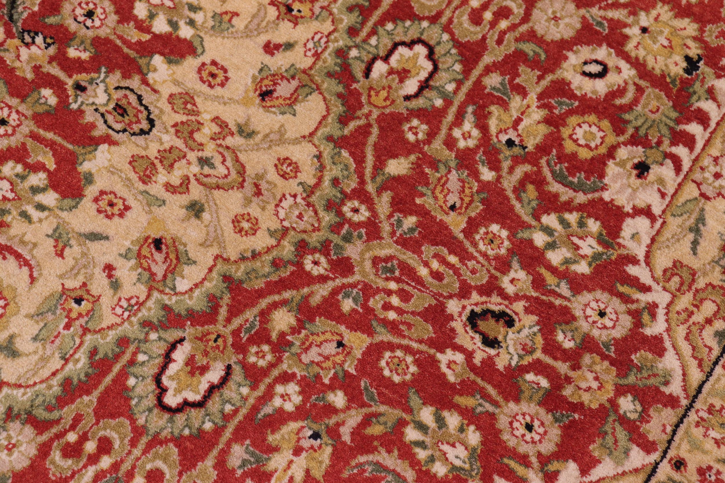 handmade Traditional Design Rust Rust Hand Knotted RECTANGLE 100% WOOL area rug 6' x 9'