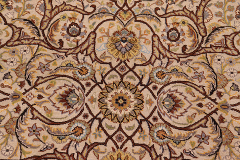 handmade Transitional Design Tan Charcoal Hand Knotted RECTANGLE 100% WOOL area rug 6' x 9'