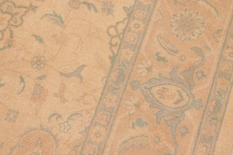 handmade Traditional Kafkaz Tan Gold Hand Knotted RECTANGLE 100% WOOL area rug 6x9