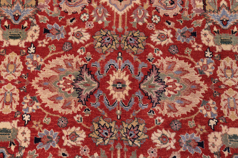 handmade Transitional Lahore Rust Tan Hand Knotted RECTANGLE 100% WOOL area rug 6' x 9'