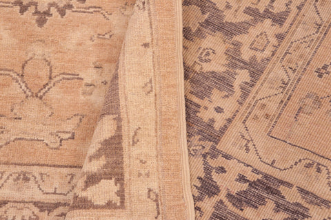 handmade Traditional Kafkaz Brown Tan Hand Knotted RECTANGLE 100% WOOL area rug 6x9