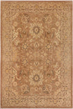 handmade Traditional Kafkaz Brown Tan Hand Knotted RECTANGLE 100% WOOL area rug 10 x 14