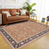 handmade Traditional Kafkaz Brown Blue Hand Knotted RECTANGLE 100% WOOL area rug 10 x 14