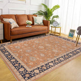 handmade Traditional Kafkaz Brown Blue Hand Knotted RECTANGLE 100% WOOL area rug 10 x 14