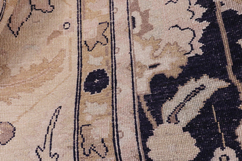 handmade Traditional Kafkaz Blue Lt. Gold Hand Knotted RECTANGLE 100% WOOL area rug 10x14