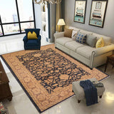 handmade Traditional Kafkaz Blue Tan Hand Knotted RECTANGLE 100% WOOL area rug 10 x 14