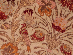 handmade Traditional Sayra Taupe Red Hand Knotted RECTANGLE 100% WOOL area rug 6x9