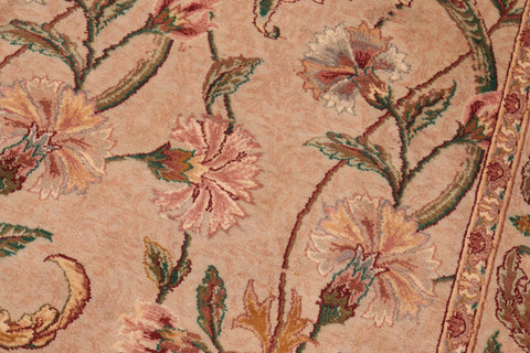 handmade Transitional Azeem Taupe Green Hand Knotted RECTANGLE 100% WOOL area rug 6x10