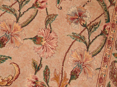 handmade Traditional Azeem Taupe Green Hand Knotted RECTANGLE 100% WOOL area rug 6x10