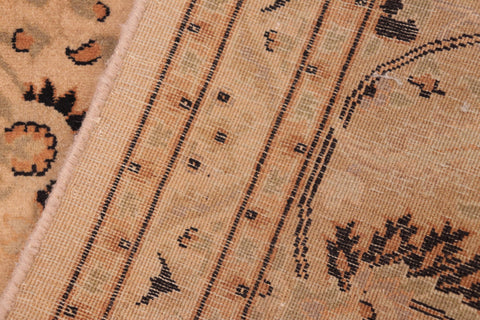 handmade Transitional New Asif Tan Green Hand Knotted RECTANGLE 100% WOOL area rug 6x9