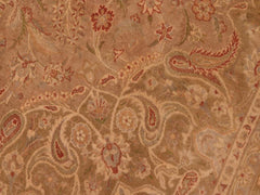 handmade Traditional Kasbeen Taupe Green Hand Knotted RECTANGLE 100% WOOL area rug 6x10