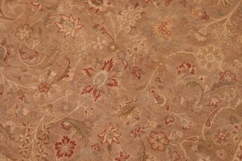 handmade Traditional Kasbeen Taupe Green Hand Knotted RECTANGLE 100% WOOL area rug 6x10