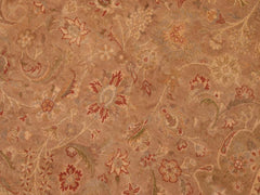 handmade Traditional Kasbeen Taupe Green Hand Knotted RECTANGLE 100% WOOL area rug 6x10