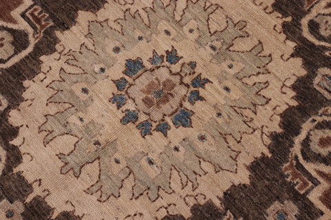 handmade Traditional Kafkaz Rust Charcoal Hand Knotted RECTANGLE 100% WOOL area rug 10' x 14'