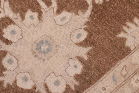 handmade Traditional Kafkaz Brown Beige Hand Knotted RECTANGLE 100% WOOL area rug 10x14